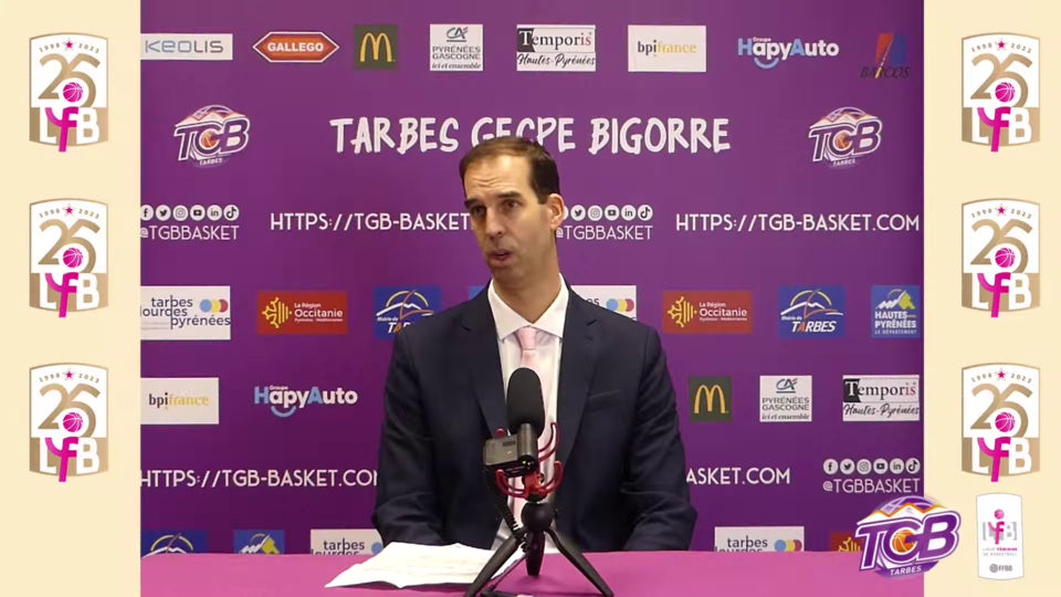 Lfb Conf Rence De Presse Apr S Tarbes Ldlc Asvel F Minin Postup