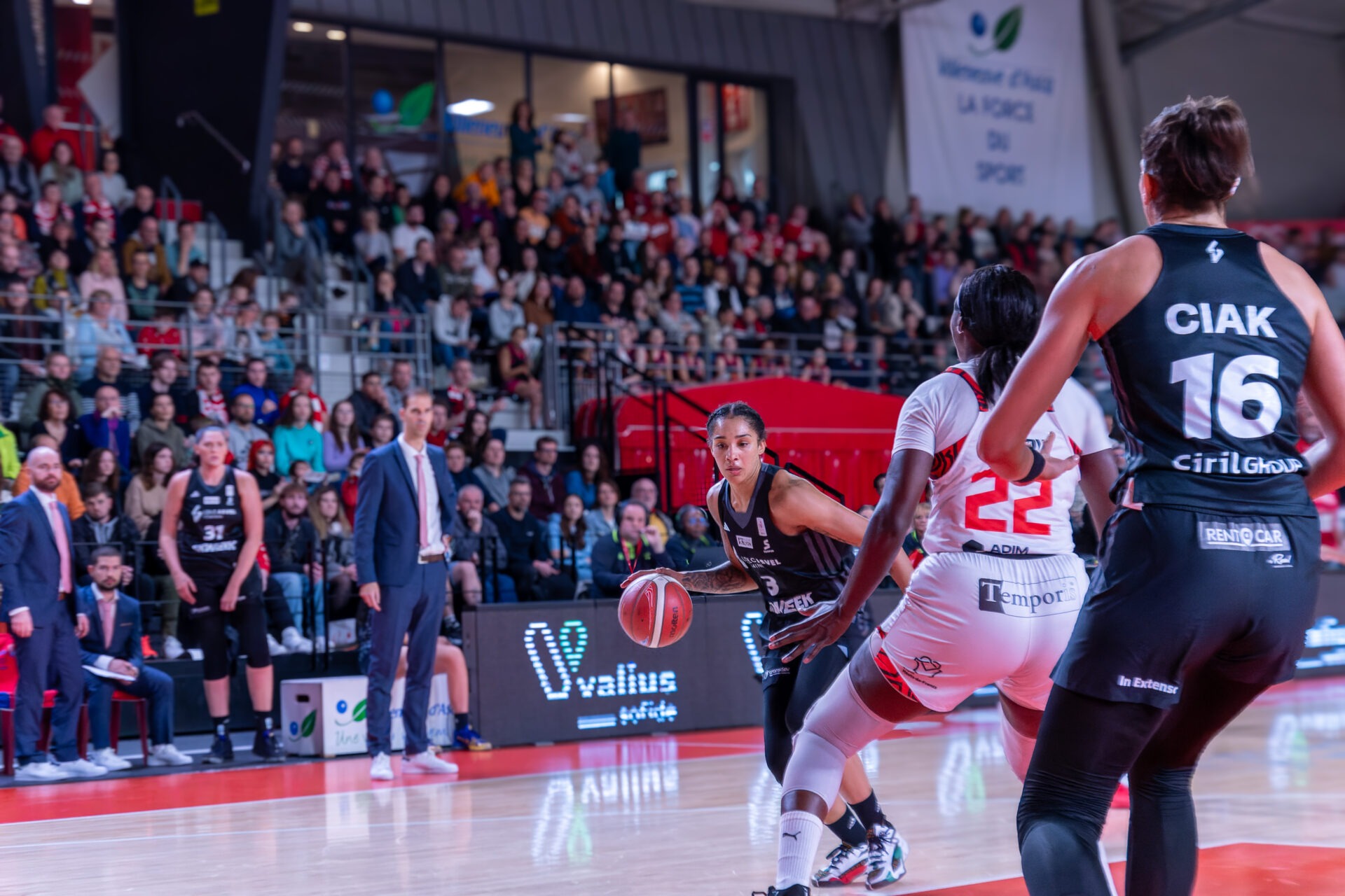 LFB Le LDLC ASVEL Féminin inflige à Villeneuve d Ascq son premier